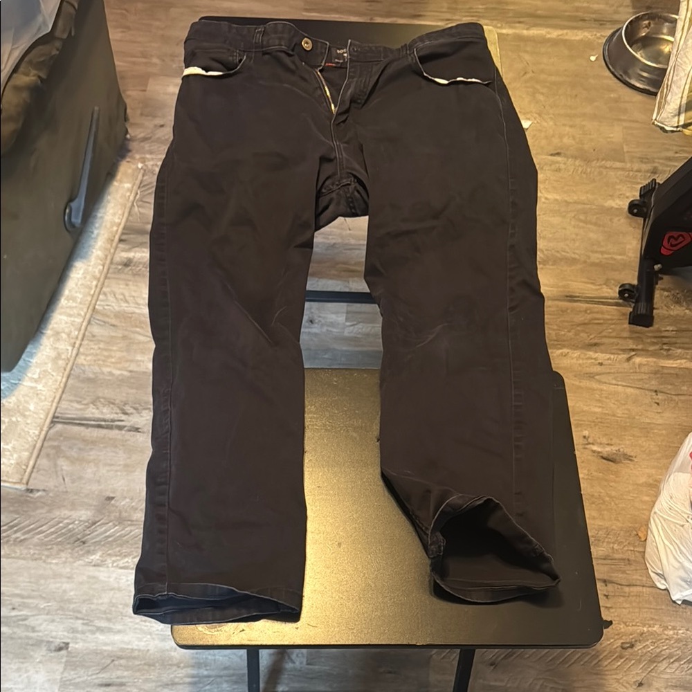 Men's Black khakis